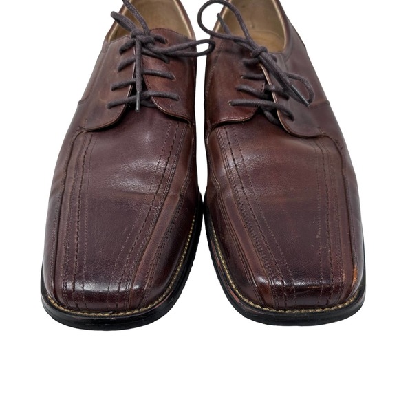Stacy Adams Men’s Leather Oxford Square Toe Shoes size 9 - Picture 5 of 9